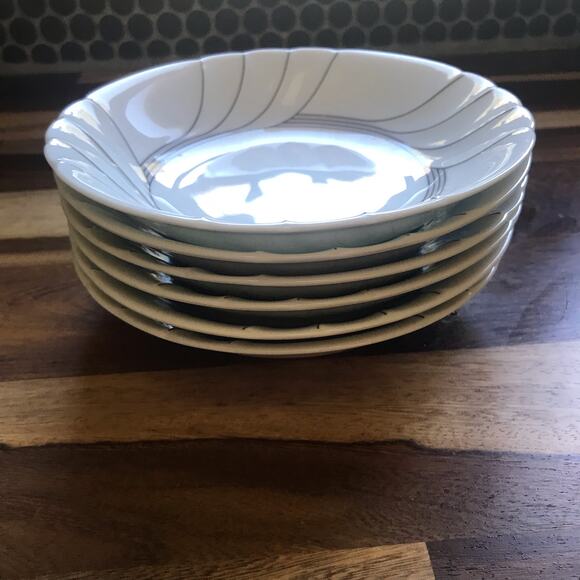Vintage Mikasa Fine China Dessert Bowls Set of 6 Fleetwood L9708 Made in Japan - Picture 1 of 4